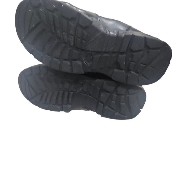 Tactical Black Nortiv8 Leather & Mesh Combat/Work Boots With Side Zipper - Picture 7 of 7